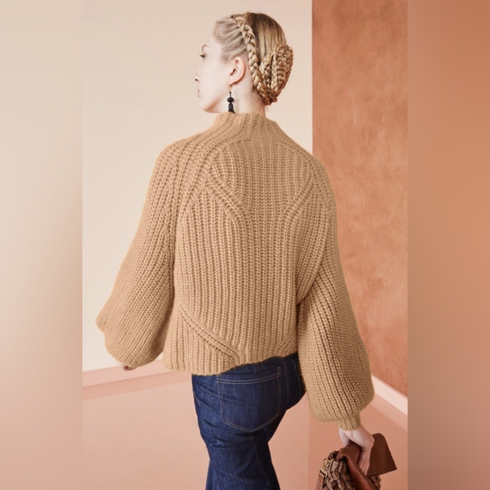 Ulla Johnson Micha Turtleneck in Camel Size Medium - Picture 12 of 15